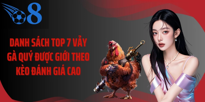 Danh sách top 7 vảy gà quý được giới theo kèo đánh giá cao
